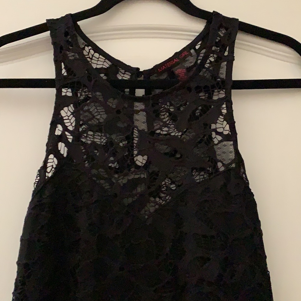 Material Girl Woman’s Black Lace Dress - Picture 7 of 7